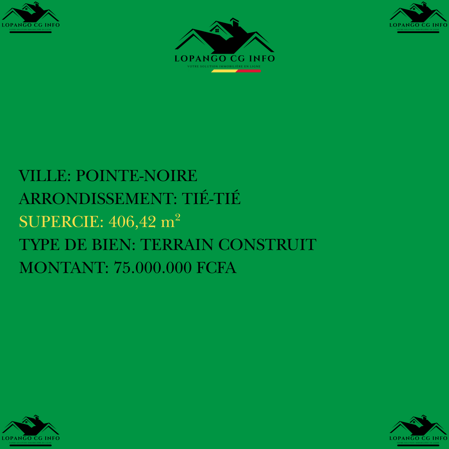 1009 (POINTE-NOIRE)